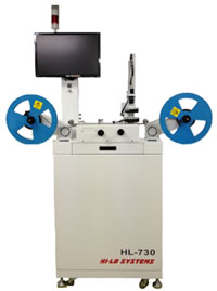 HL-720チューブ搭載IC外観３次元自動検査 / マーク自動検査システム